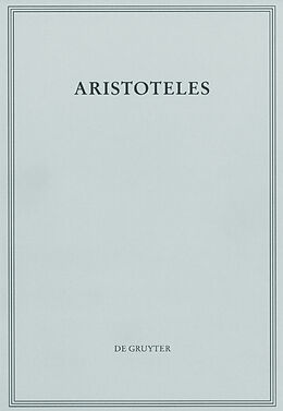 Fester Einband Aristoteles: Werke / Analytica Priora Buch II von 