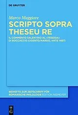 Fester Einband Scripto sopra Theseu Re von Marco Maggiore