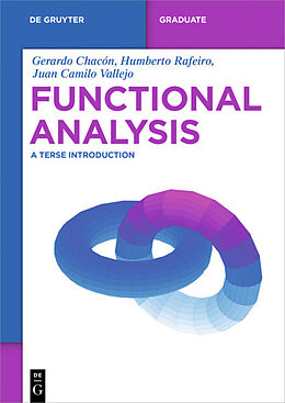 Kartonierter Einband Functional Analysis von Gerardo Chacón, Juan Camilo Vallejo, Humberto Rafeiro