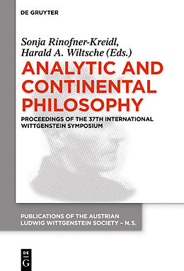 Livre Relié Analytic and Continental Philosophy de 