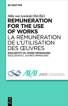 Kartonierter Einband Remuneration for the Use of Works von 