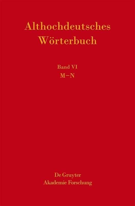 Althochdeutsches Wörterbuch / M-N