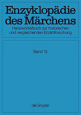 E-Book (pdf) Enzyklopädie des Märchens / Verzeichnisse, Register, Corrigenda von 