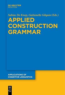 Livre Relié Applied Construction Grammar de 