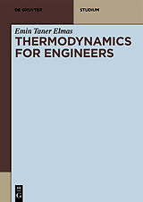 Couverture cartonnée Thermodynamics for Engineers de Emin Taner Elmas