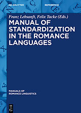 E-Book (pdf) Manual of Standardization in the Romance Languages von 