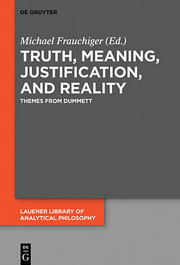 Livre Relié Truth, Meaning, Justification, and Reality de 