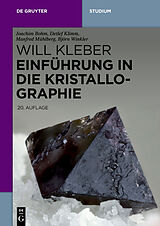 Paperback Einführung in die Kristallographie von Joachim Bohm, Detlef Klimm, Manfred Mühlberg