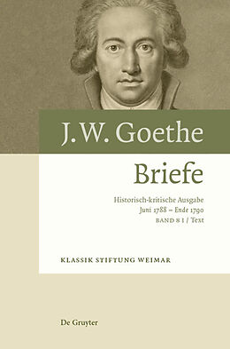 Fester Einband Johann Wolfgang von Goethe: Briefe / Briefe 20. Juni 1788  Ende 1790 von 