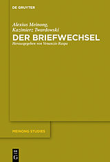 eBook (epub) Der Briefwechsel de Alexius Meinong, Kazimierz Twardowski