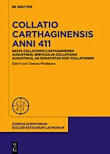Fester Einband Collatio Carthaginensis anni 411 von Augustinus