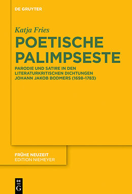 Fester Einband Poetische Palimpseste von Katja Fries
