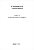 ePUB Norbert Horn, Gesammelte Schriften von 