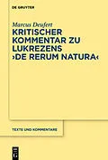 E-Book (epub) Kritischer Kommentar zu Lukrezens "De rerum natura" von Marcus Deufert