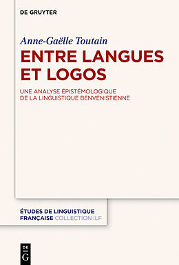 Livre Relié Entre langues et logos de Anne-Gaëlle Toutain