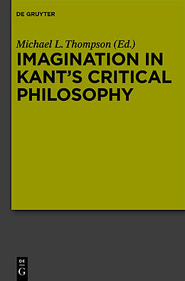 Kartonierter Einband Imagination in Kant s Critical Philosophy von 