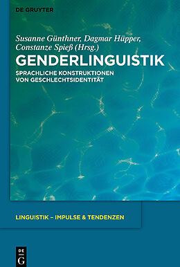 Kartonierter Einband Genderlinguistik von 