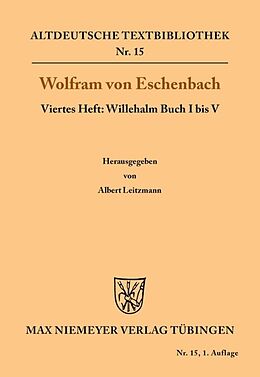 E-Book (pdf) Willehalm Buch I bis V von Wolfram von Eschenbach