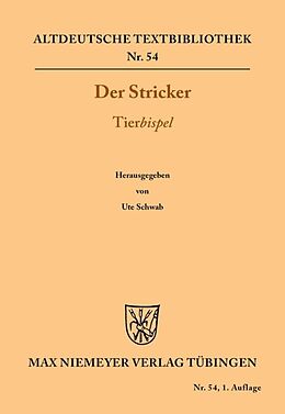 E-Book (pdf) Tierbispel von Der Stricker