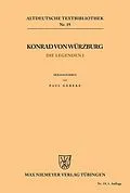 E-Book (pdf) Die Legenden I von Konrad von Würzburg