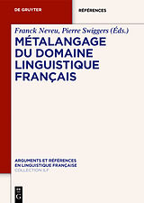 Fester Einband Métalangage(s) du domaine linguistique français von 