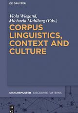 E-Book (epub) Corpus Linguistics, Context and Culture von 