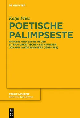 E-Book (pdf) Poetische Palimpseste von Katja Fries