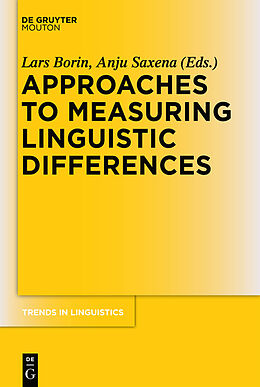 Kartonierter Einband Approaches to Measuring Linguistic Differences von 