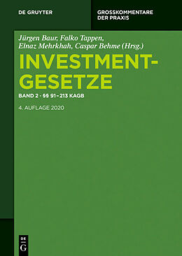 E-Book (pdf) Investmentgesetze / §§ 91 - 213 KAGB von 