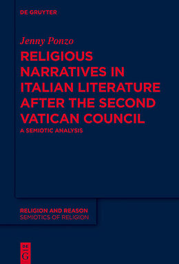 Livre Relié Religious Narratives in Italian Literature after the Second Vatican Council de Jenny Ponzo
