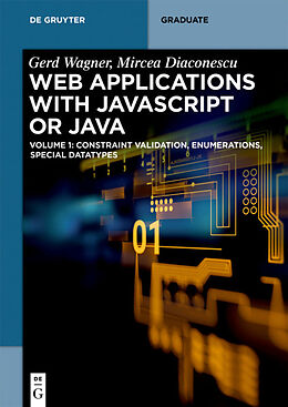 Couverture cartonnée Web Applications with Javascript or Java de Mircea Diaconescu, Gerd Wagner