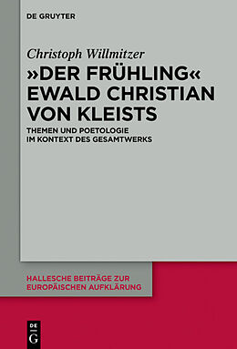 Fester Einband &quot;Der Frühling&quot; Ewald Christian von Kleists von Christoph Willmitzer