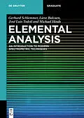 PDF Elemental Analysis von Gerhard Schlemmer, Lieve Balcaen, José Luis Todolí