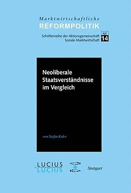 E-Book (pdf) Neoliberale Staatsverständnisse im Vergleich von Stefan Kolev