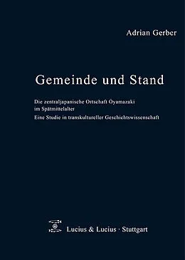 E-Book (pdf) Gemeinde und Stand von Adrian Gerber