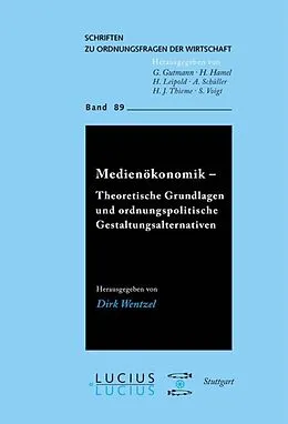 E-Book (pdf) Medienökonomik von Dirk Wentzel