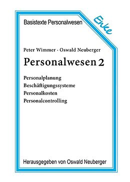 E-Book (pdf) Personalwesen 2 von Peter Wimmer, Oswald Neuberger