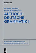 E-Book (pdf) Althochdeutsche Grammatik I von Wilhelm Braune