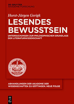 E-Book (pdf) Lesendes Bewusstsein von Horst-Jürgen Gerigk