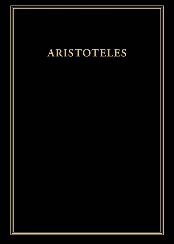 Aristoteles: Aristoteles Werke / Historia animalium