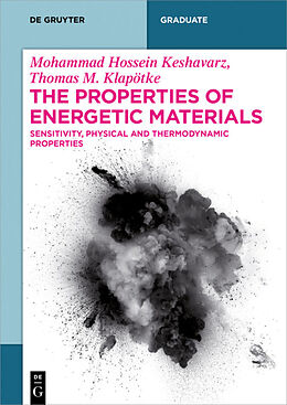 Couverture cartonnée Energetic Materials de Mohammad Hossein Keshavarz, Thomas M. Klapötke