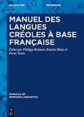 ePUB Manuel des langues créoles à base française von 