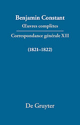 eBook (pdf) Benjamin Constant: uvres complètes. Correspondance générale / Correspondance générale 18211822 de 