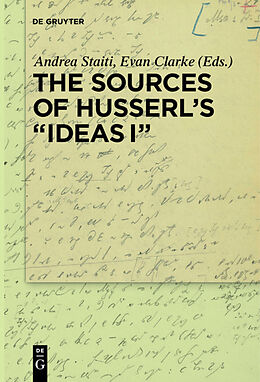 Fester Einband The Sources of Husserl s 'Ideas I' von 