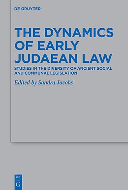 Livre Relié The Dynamics of Early Judaean Law de Sandra Jacobs