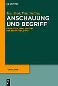 PDF Anschauung und Begriff von Max Brod, Felix Weltsch