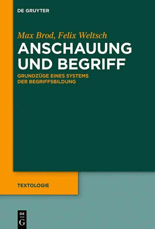 Anschauung und Begriff