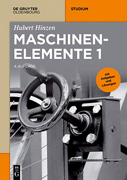 E-Book (epub) Hubert Hinzen: Maschinenelemente / Maschinenelemente 1 von Hubert Hinzen