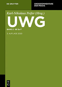 E-Book (epub) UWG / §§ 3a-7 von 