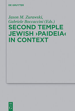 Livre Relié Second Temple Jewish  Paideia  in Context de 